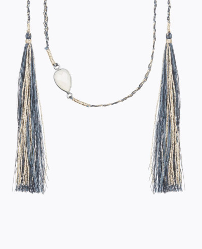 Hand-braided silk cord