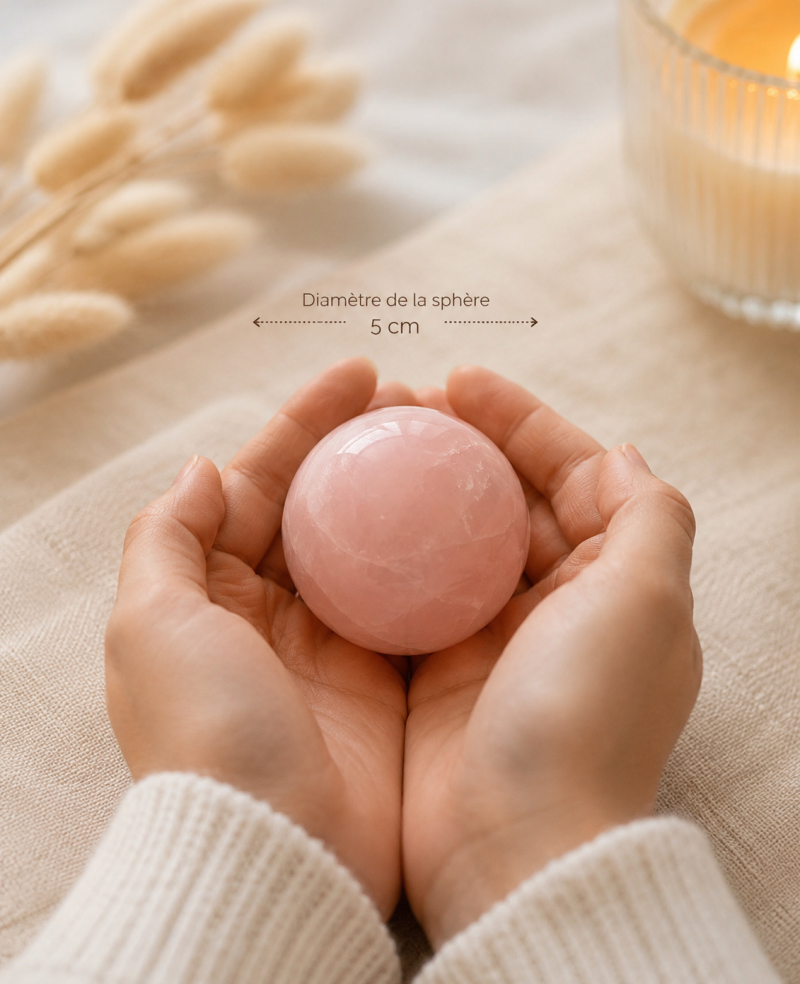 Pink Quartz Sphere