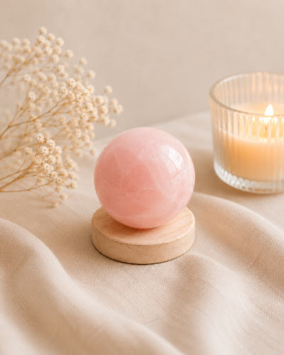 Pink Quartz Sphere