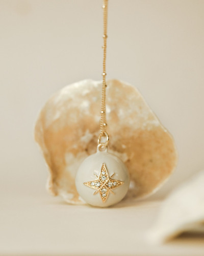 COMPASS Pregnancy Necklace on cord