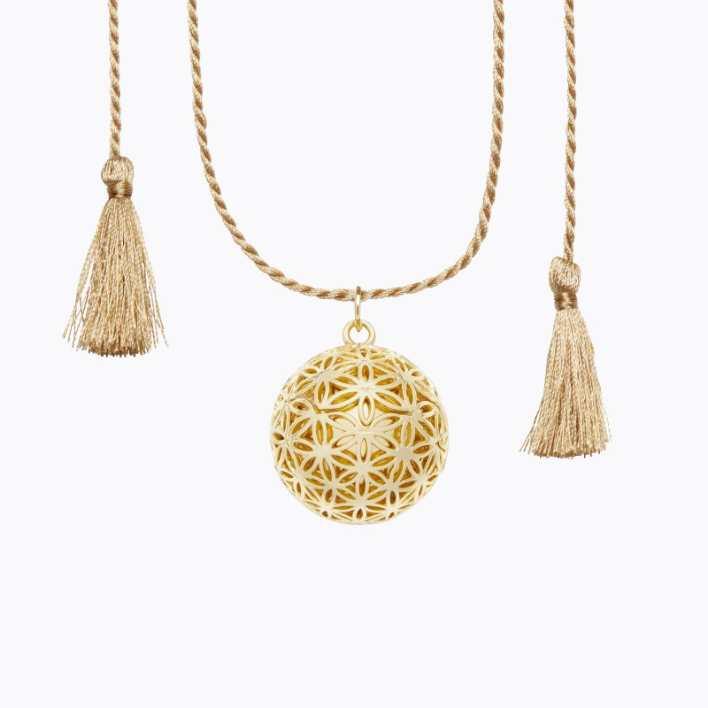 FLOWER OF LIFE on cord Mother-Baby Bonding Box