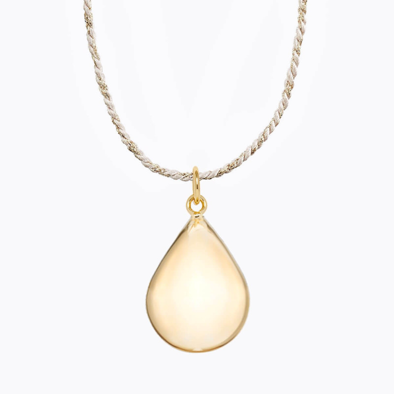 Bola de grossesse goutte or jaune sur cordon ilado Bola de grossesse goutte or jaune sur cordon ilado