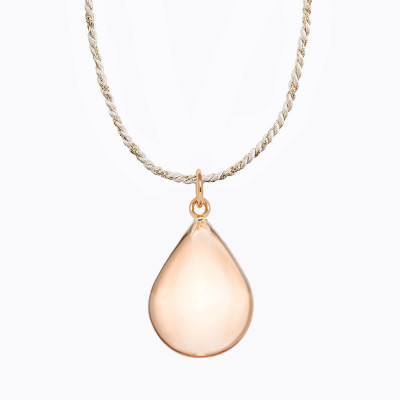 Bola de grossesse goutte or rose sur cordon ilado Bola de grossesse goutte or rose sur cordon ilado