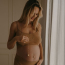 Joy Pregnancy necklace pink gold - Ilado Paris