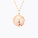 Joy Pregnancy necklace pink gold - Ilado Paris