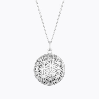 FLOWER OF LIFE Mother-Baby Bonding Box on chain