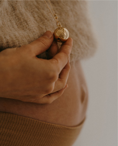 TREE OF LIFE Pregnancy Necklace on Cord